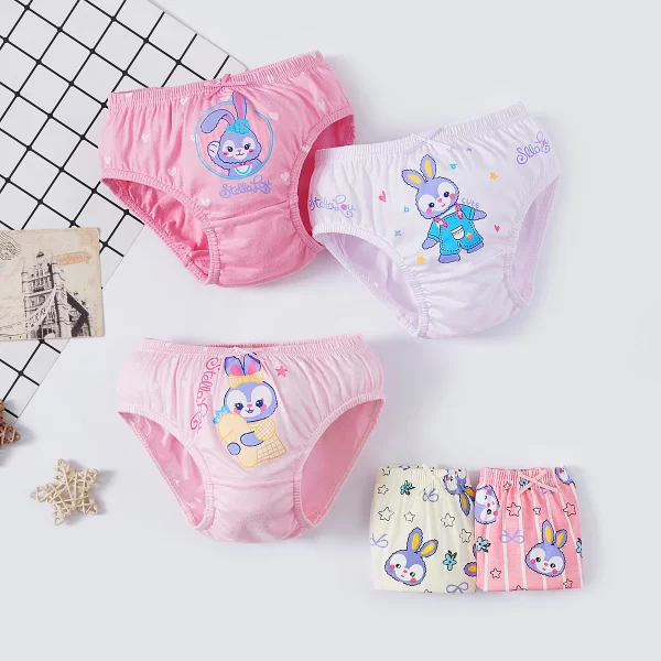 5Pcs/Set Assorted Styles Cute Cartoon Girls Underwear Panties Cotton Panty Girl Children Soft Underpants Breathable Girls Briefs - Image 14