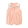 2024 newborn baby Summer clothes rompers girls overalls short Sleeve bodysuit cotton baby clothing jumpsuit Baby Girl onesies - Image 11