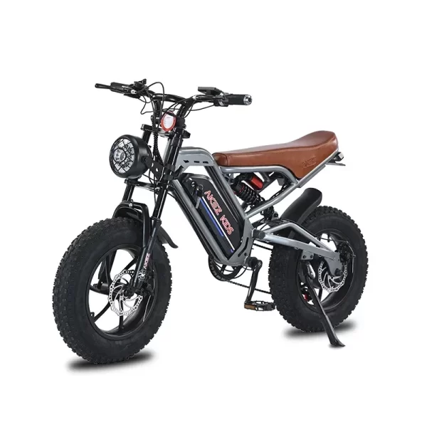 Mini electric bike kids to ride 16inch Fat tire 350W Motor 36V 15AH Battery Full Suspension retro city Electric Mountain Bicycle - Image 5