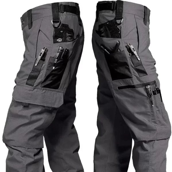 New Tactical Work Pants Men Outdoor Cargo Trousers Multi-pocket Waterproof Pant Autumn Spring Outdoor Workwear Hiking Trousers - Image 7