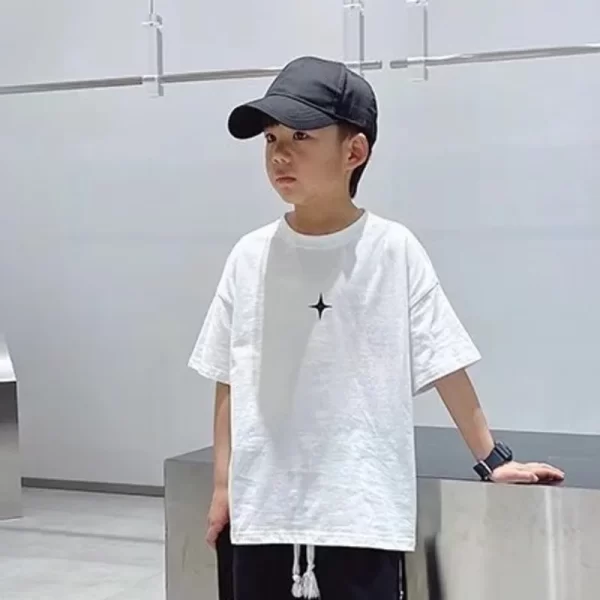 Children's Tops T-shirt For A Boy Infant T-shirts Summer Baby Clothes Tee Korea Short Sleeve Tees Kids Tshirt Boys Boy's Korean - Image 3