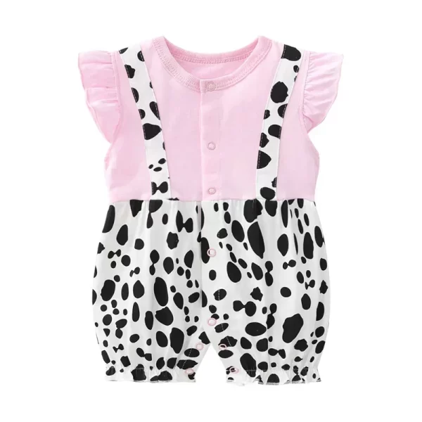 2024 newborn baby Summer clothes rompers girls overalls short Sleeve bodysuit cotton baby clothing jumpsuit Baby Girl onesies - Image 17