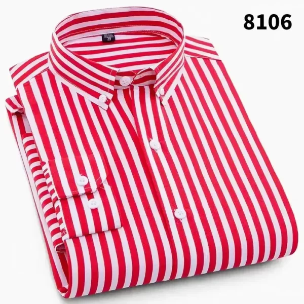 Elegant Mens Shirts Long Sleeves Shirts Man High Quality a Fashion Luxury Men's Clothing Korean Reviews Clothes Check Shirt - Image 11