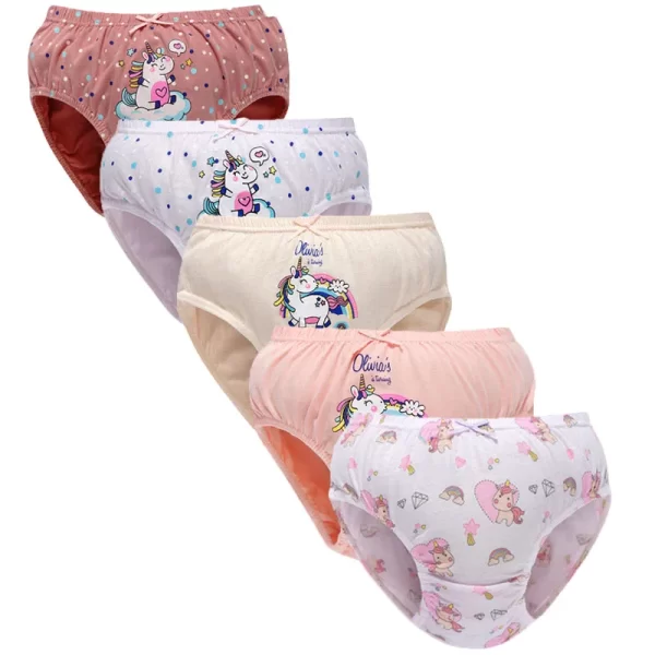 5Pcs/Set Assorted Styles Cute Cartoon Girls Underwear Panties Cotton Panty Girl Children Soft Underpants Breathable Girls Briefs - Image 13