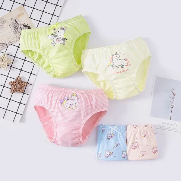 5Pcs/Set Assorted Styles Cute Cartoon Girls Underwear Panties Cotton Panty Girl Children Soft Underpants Breathable Girls Briefs - Image 12