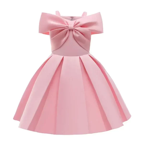 Fashion Solid Girls Dresses for Party and Wedding Sleeveless Lace Prom Girls Dress Summer Children Party Dresses 3-10 Years - Image 7