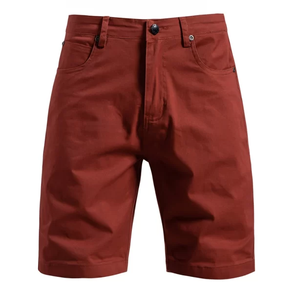 AIOPESON Men's 100% Cotton Summer Casual Shorts Multi-Pocket Shorts Solid Color 11 Colors Outdoor Breathable Shorts - Image 10