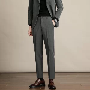 Tpsf05 men's slim business formal casual leggings spring and summer premium falling suit pants man