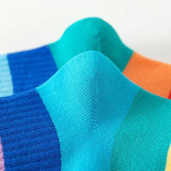 1/5/10/20 pairs/lot Girls Kids Socks Rainbow Striped Cute Children Ankle Short Breathable Cotton Fashion Toddler Sock - Image 6