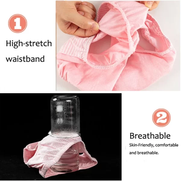 5Pcs/Set Assorted Styles Cute Cartoon Girls Underwear Panties Cotton Panty Girl Children Soft Underpants Breathable Girls Briefs - Image 4