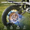Electric Bike for Adults 500W Peak Motor, 20 mph Folding Ebike,14'' Adults Electric Bike Mini E Bikes for Adults and Teens - Image 2