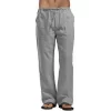 Men's Cotton Linen Pants Loose Cool Casual Long Pants Elastic Waist Long Pant Casual Large Size Streetwear Lightweight Trousers - Image 11
