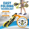 Kick Scooter Adult Teenagers Kids- 2 Wheel Kids Scooter with Adjustable T-Bar Handlebar - Alloy Anti-Slip Deck - Portable Foldin - Image 5