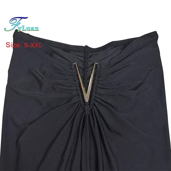 Summer Dress Woman 2025 New Deep V Neck Strapless Sleeveless Evening Prom Clothes Sexy Off Shoulder Backless Ladies Long Dress - Image 6
