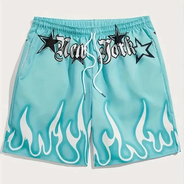 Summer Men New York Shorts Kids Fashion Hawaii Beach Shorts Boys Girls Colorful Shorts Adult Casual Short Pants Daily Streetwear - Image 2