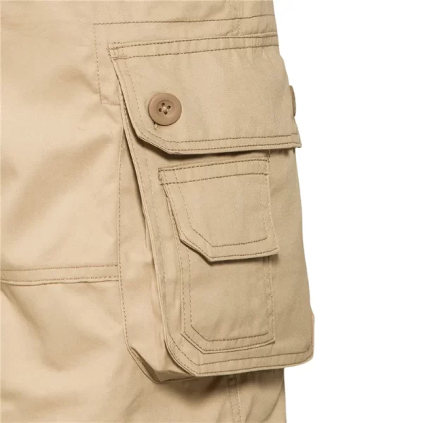 Men's Shorts Loose Large Size Multi-Pocket Overalls Summer Cotton Comfortable Nickel Pants Outdoor Casual Sports Beach Pants - Image 6