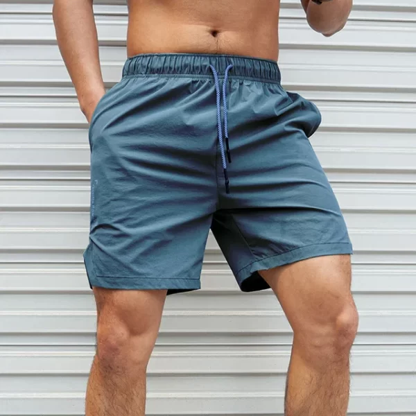 Men Hot Shorts Light Weight Thin Short Pants Running Squat Fitness Shorts Men GYM Wear Quick-drying Drawstring Shorts - Image 10