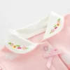 2024 newborn baby Summer clothes rompers girls overalls short Sleeve bodysuit cotton baby clothing jumpsuit Baby Girl onesies - Image 4