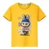 Kawaii Tops labubu 100%Cotton t shirt for kids boy 10years toddler girl clothes Anime Short  pride tshirt y2k kids clothes girls - Image 3