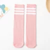 Kids Soccer Socks Three Stripes Knee High Socks Cotton Sports Socks Toddler Boys Girls Uniform Tube Socks - Image 14