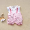 2024 newborn baby Summer clothes rompers girls overalls short Sleeve bodysuit cotton baby clothing jumpsuit Baby Girl onesies - Image 14