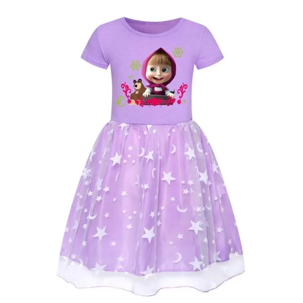 2024 Baby Girls Cartoon Gabbys Cats Dresses 4-14 years Kids Gabby's Dollhouse Clothes Cosplay Costume Children Casual Girl Dress - Image 7