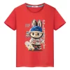 Kawaii Tops labubu 100%Cotton t shirt for kids boy 10years toddler girl clothes Anime Short  pride tshirt y2k kids clothes girls - Image 8