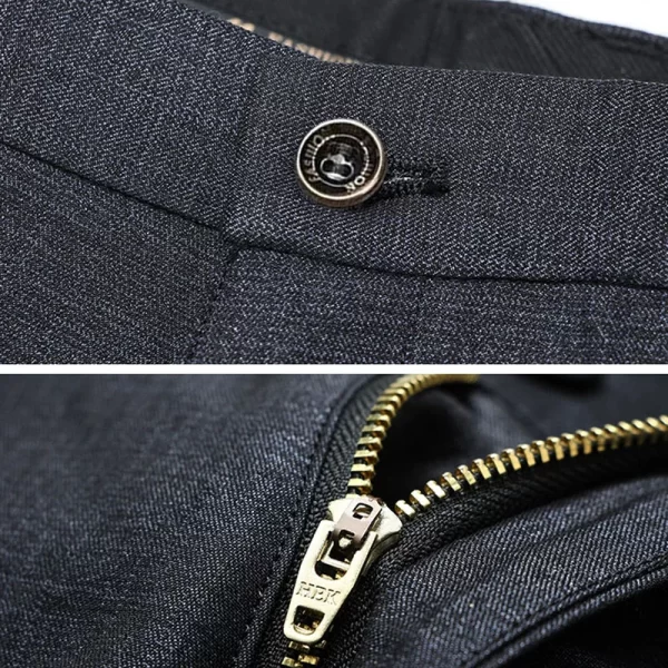 New Men's Classic Straight Leg Business Suit Pants Solid Formal Occasion Office Pants Male High Quality Baggy Trousers Plus Size - Image 5